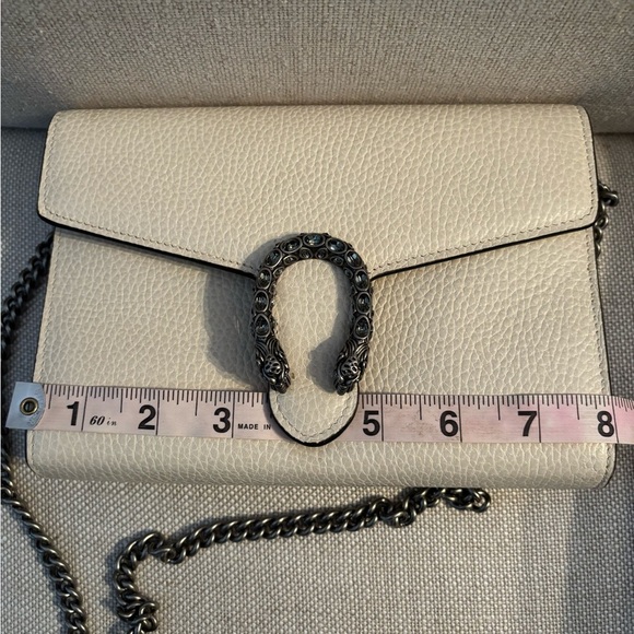 Gucci Dionysus Wallet on Chain WOC Ivory Cream and Pink Interior SHW - Picture 6 of 8